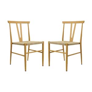 Minturnae Natural Dining Chair, Set of 2
