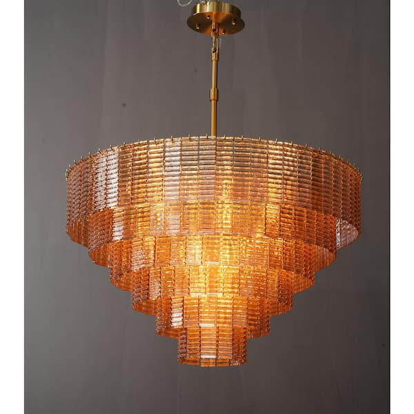 Modern Chandelier 41 in.9-Lights Gold Chandelier for Dining Room, Living Room, Foyer, Bedroom