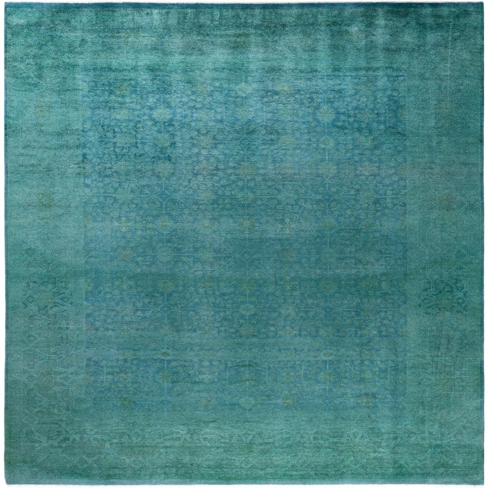 Fine Vibrance Blue 8 X 10 Hand Knotted Wool Indoor Area Rug price history on PriceWatchPro