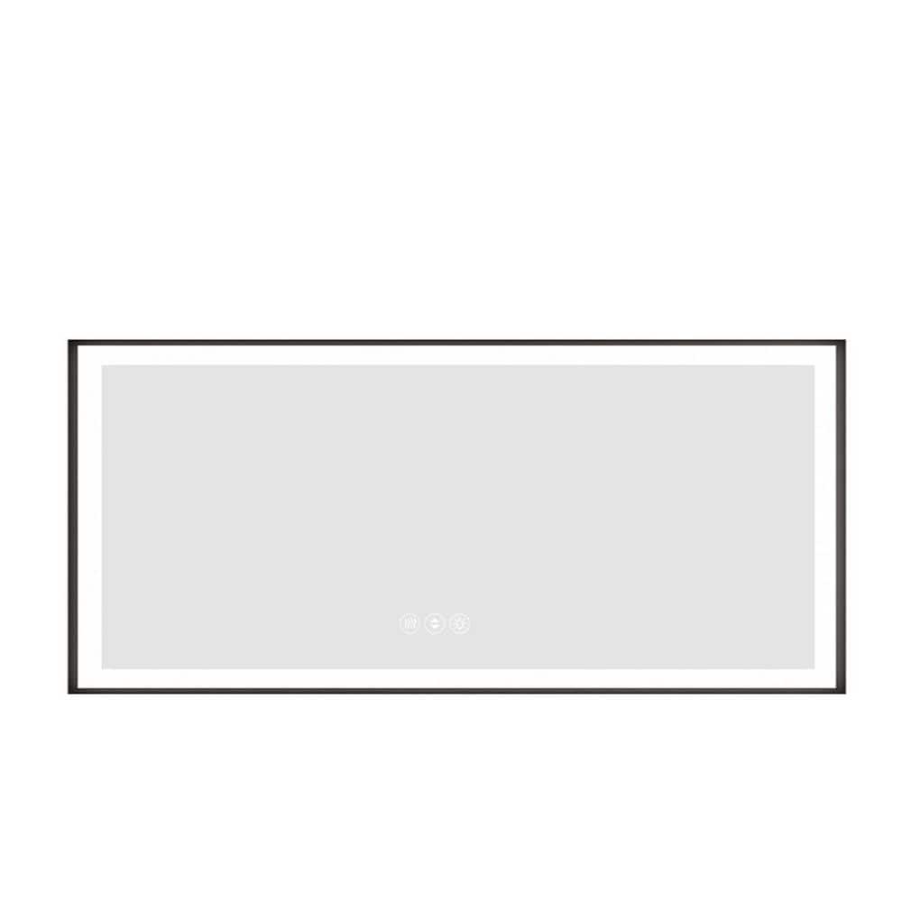 60 in. W x 36 in. H Rectangular Frameless Wall Bathroom Vanity Mirror in White price history on PriceWatchPro