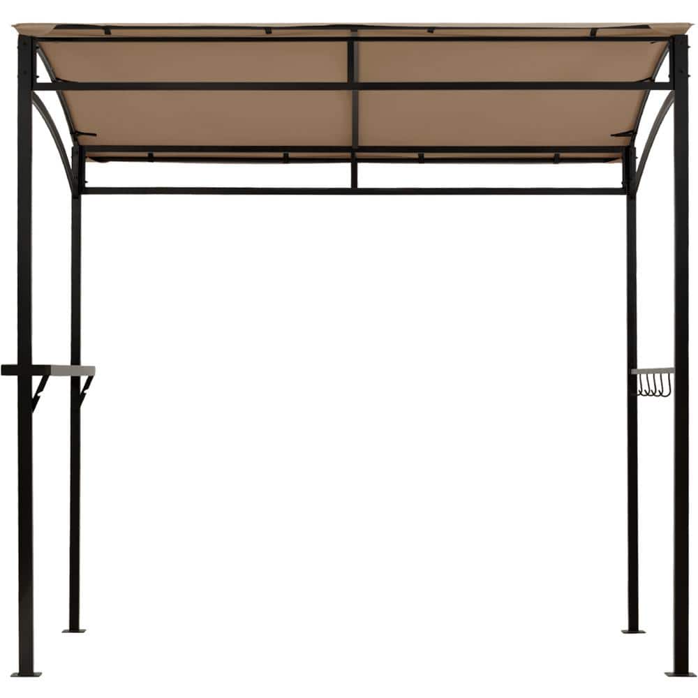 7 ft. x 4.5 ft. Outdoor Patio Barbecue Grill Gazebo Brown price history on PriceWatchPro
