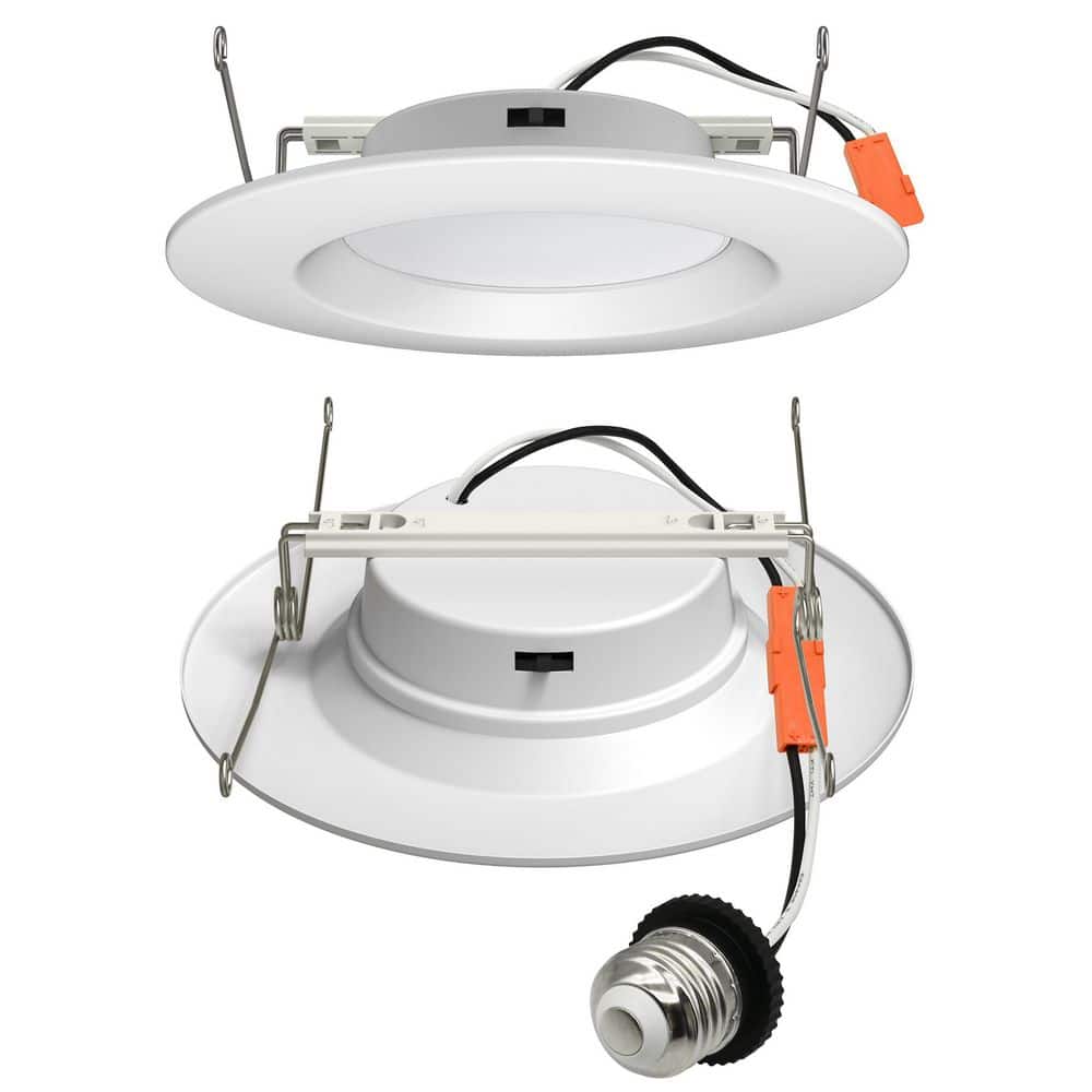 NICOR IXD 6 in. White Selectable CCT Housing Required Integrated