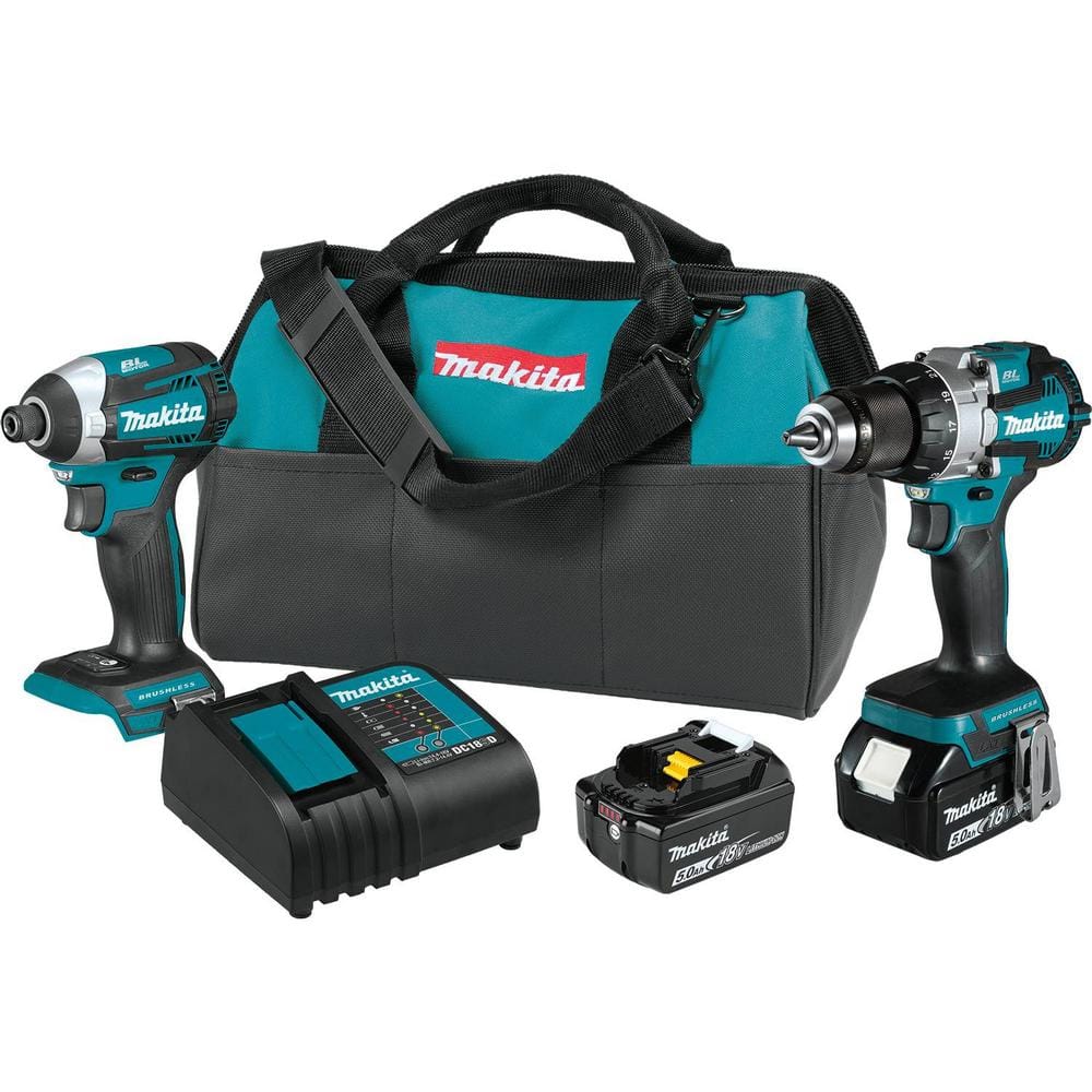 Makita 18-Volt LXT Lithium-Ion Brushless Cordless 2-Piece Combo