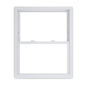 32 in. x 38 in. 50 Series Low-E Argon SC Glass Double Hung White Vinyl Replacement Window, Screen Incl