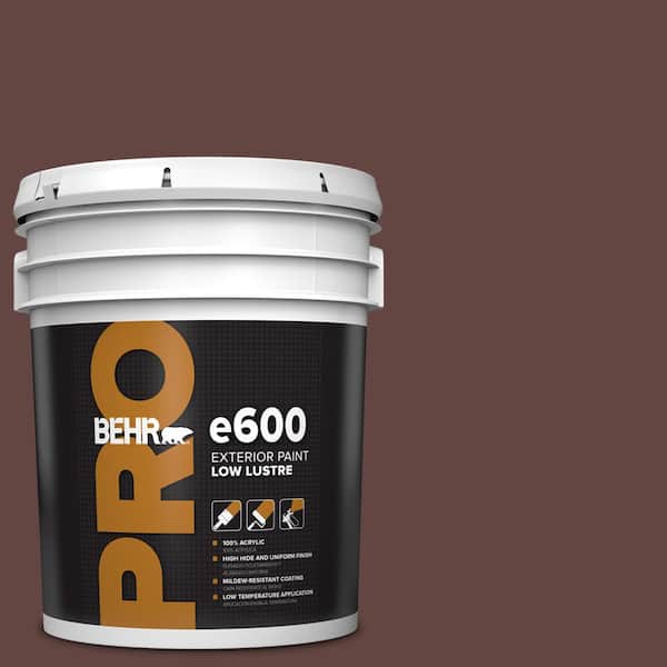 BEHR PRO 5 gal. #PMD-62 Black Plum Low Luster Exterior Paint