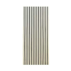 94.5 in. x 24 in x 0.8 in. Acoustic Vinyl Wall Siding with Real Wood Veneer in White AshColor (Set of 1 piece)