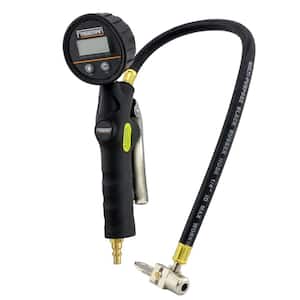 Digital Tire Inflator with 90-Degree Lock-On Chuck
