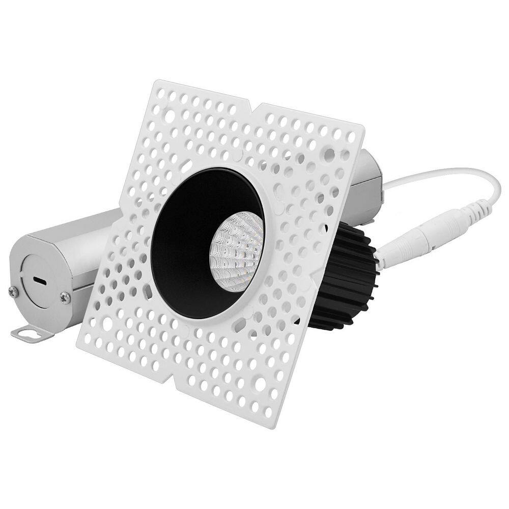 1 In. Integrated LED Trimless Spotlight with Black Trim 10W, 850LM, 5CCT, 38° Beam Angle, Dimmable, CRI90, IC Rated, ETL price history on PriceWatchPro
