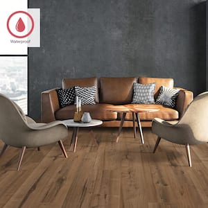 Outlast+ Barrel Weathered Maple 12 mm T x 7.4 in. W Waterproof Laminate Wood Flooring (19.63 sq. ft./Case)