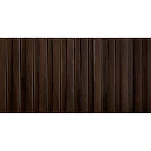 Take Home Sample Medium Slats 1/2 in. x 0.5 ft. x 0.75 ft. Wined Brown Glue-Up Foam Wood Slat Wall 1-Piece/0.375 sq. ft.