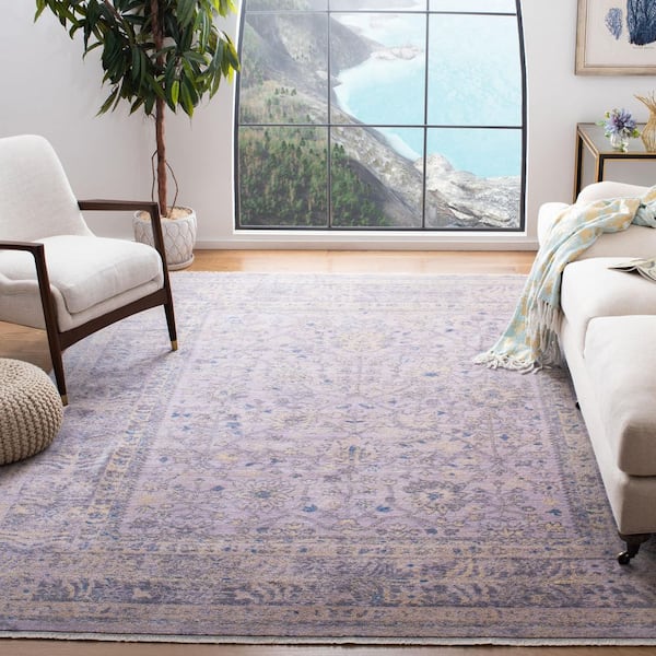 Hellenic 8 ft. x 10 ft. Ivory/Taupe Border Distressed Area Rug