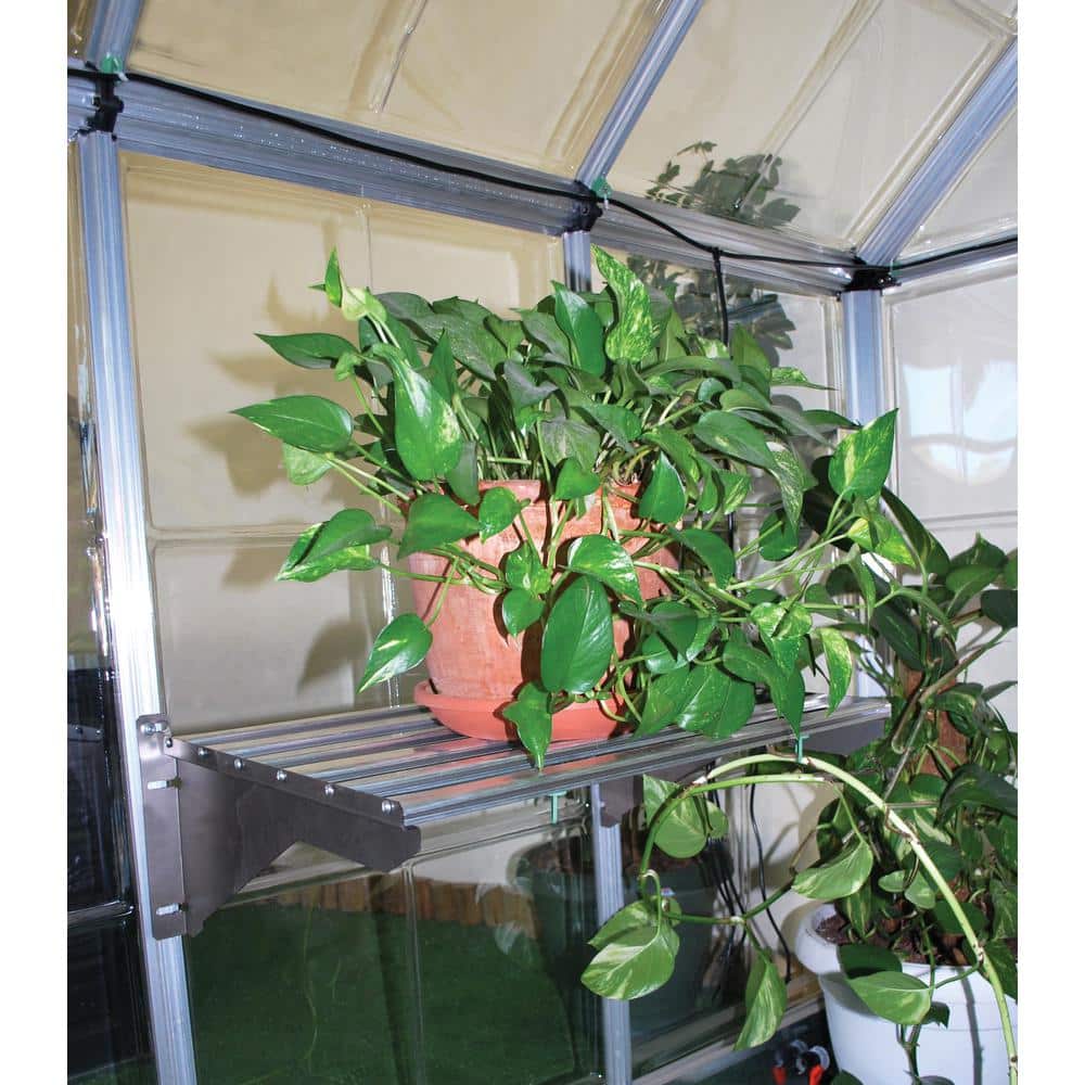 Heavy Duty Aluminum Greenhouse Shelf Kit, 24.5" x 16.5"