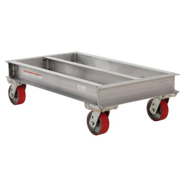 Vestil 2,000 lb. 24 in. x 42 in. Aluminum Channel Dolly