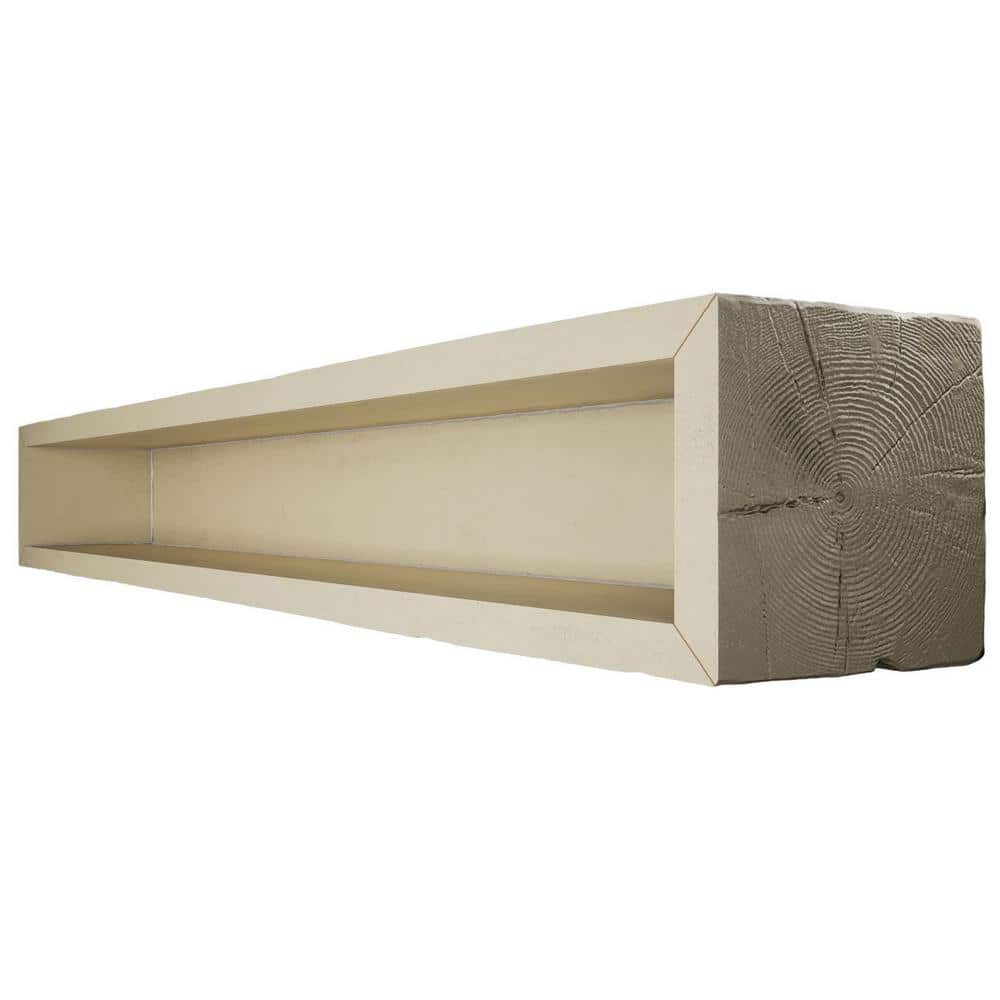 Champagne Mist Hand Hewn Faux Wood Ceiling Beam, 8' Length