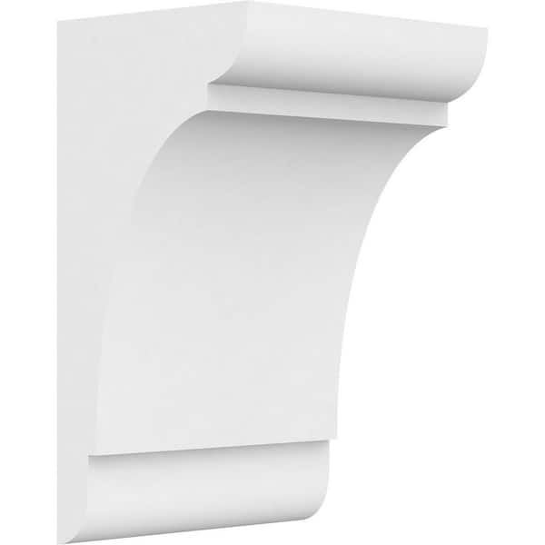 Ekena Millwork 5 in. x 8 in. x 4 in. Standard Olympic Architectural Grade PVC Corbel
