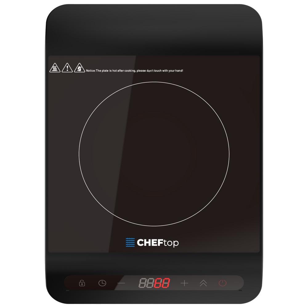 Cheftop Black Ceramic Single Burner Induction Cooktop
