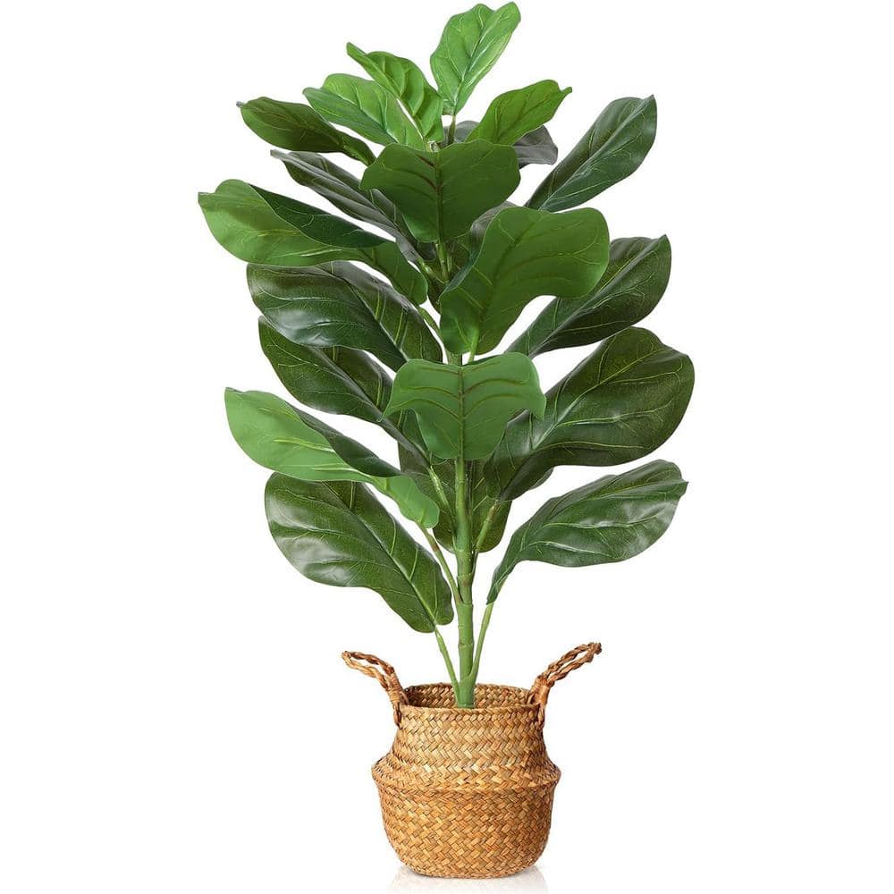 30 in. Green Artificial Fiddle Leaf Fig Tree