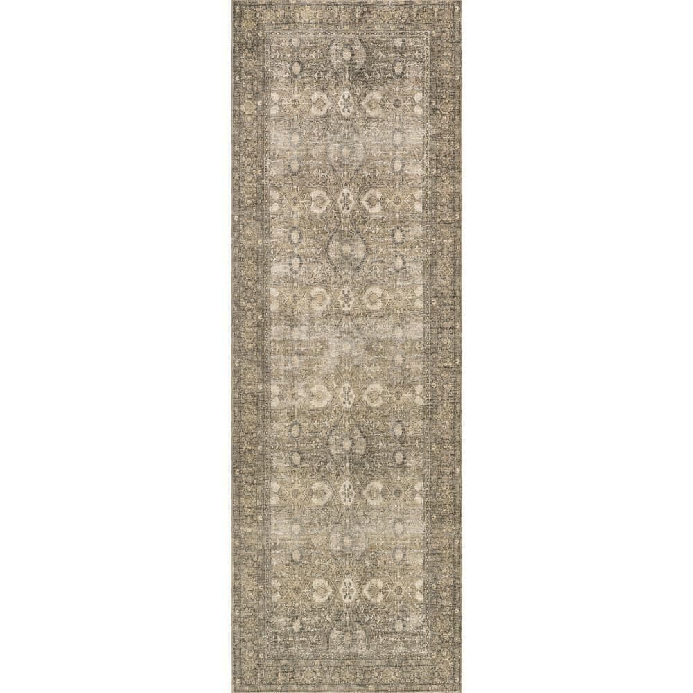 Chester Antiqued Jute-Blend Green 3 ft. x 8 ft. Indoor Runner Rug price history on PriceWatchPro
