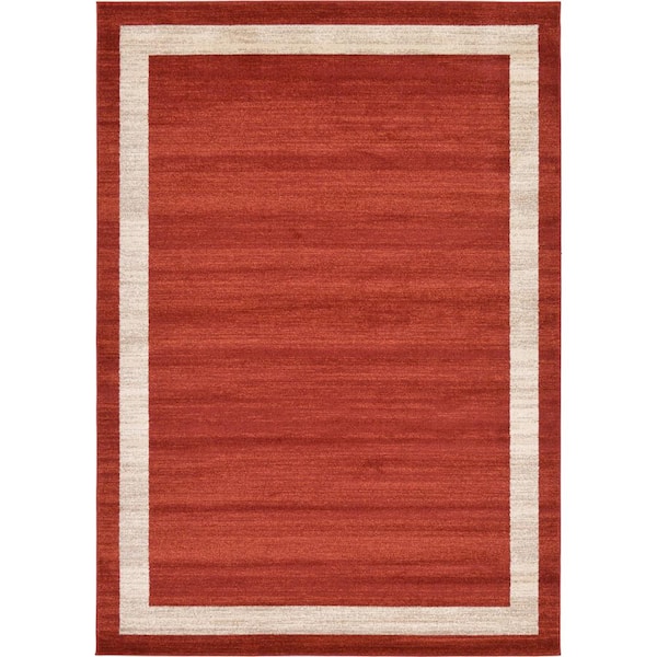 Unique Loom Del Mar Maria Terracotta 7' 0 x 10' 0 Area Rug