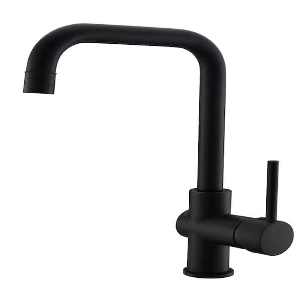 Satico Single Handle Bar Faucet Deckplate Not Included in Matte Black