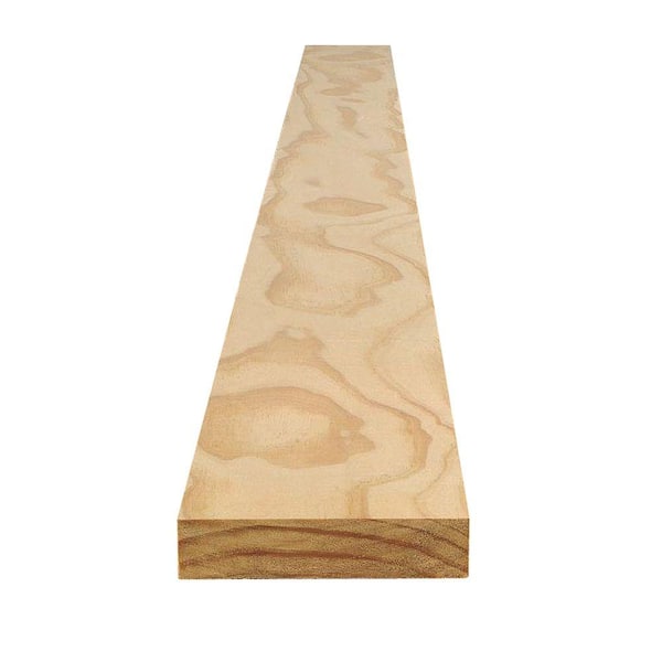 Unbranded Claymark 1 in. x 6 in. x 16 ft. Select Radiata Pine Board