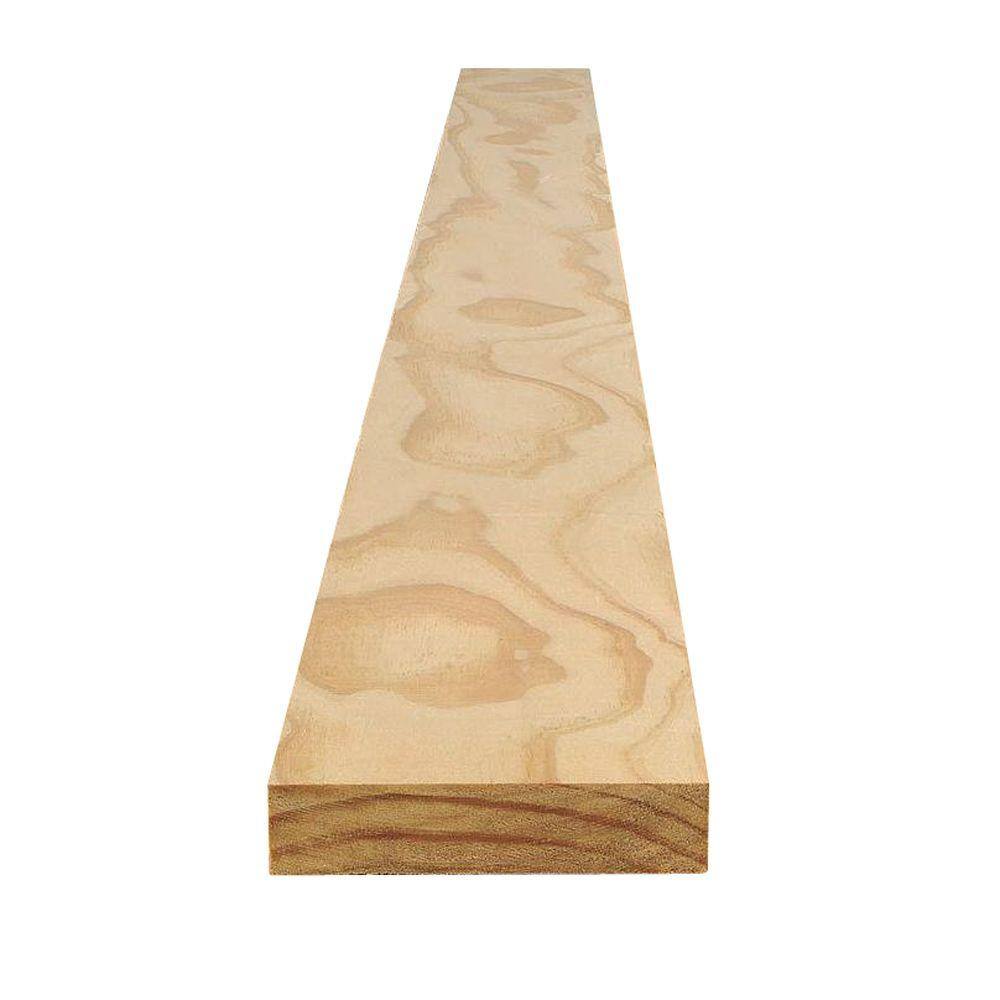 Claymark 1 in. x 6 in. x 16 ft. Select Radiata Pine Board