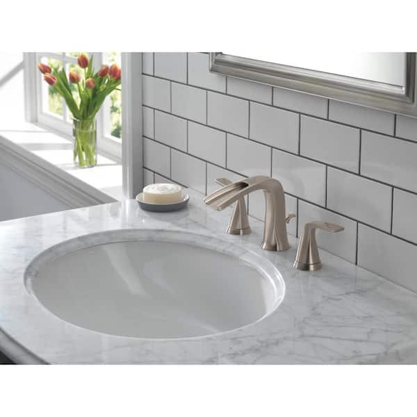 Tolva 8 in. Widespread 2-Handle Bathroom Faucet in Brushed Nickel Tolva 8 in. Widespread 2-Handle Bathroom Faucet in Brushed Nickel
