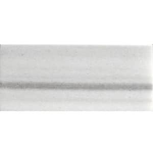 Silver 3 in. x 6 in. Polished Marble Subway Floor and Wall Tile (5 sq. ft./Case)
