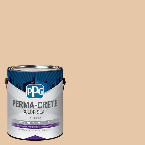 Perma-Crete Color Seal 1 gal. PPG1080-2 Pumpkin Cream Satin Interior/Exterior Concrete Stain