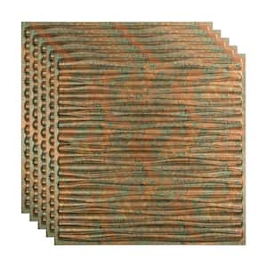 Dunes 2 ft. x 2 ft. Copper Fantasy Lay-In Vinyl Ceiling Tile (20 sq. ft.)