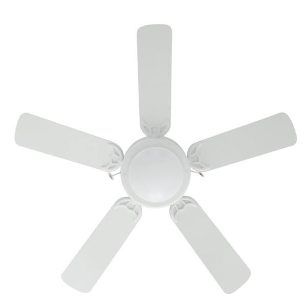 LED Matte White Ceiling Fan 