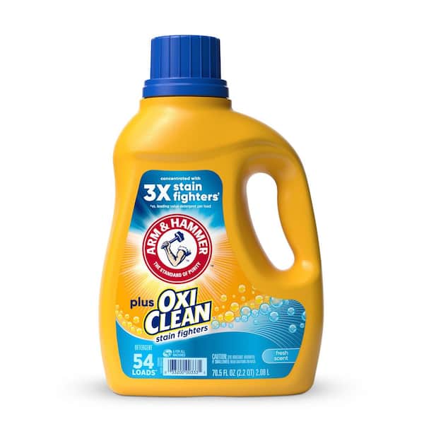 ARM & HAMMER Plus OxiClean, Fresh Scent Liquid Laundry Detergent 70.5 oz. (54 Loads)