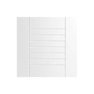 Tampa 13 in. W x 0.75 in. D x 13 in. H White Cabinet Door Sample Shell White Matte