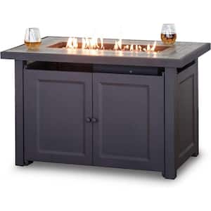 AmberCove Hartnell 40 in. W Outdoor Rectangular Steel Propane Firepit Table