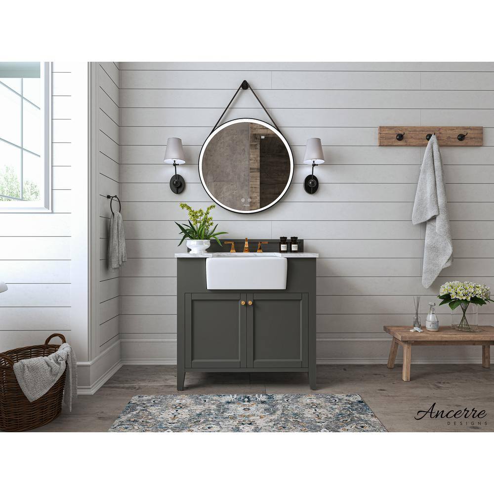 Ancerre Designs Adeline 36 in. W x 20.1 in. D Bath Vanity in Sapphire