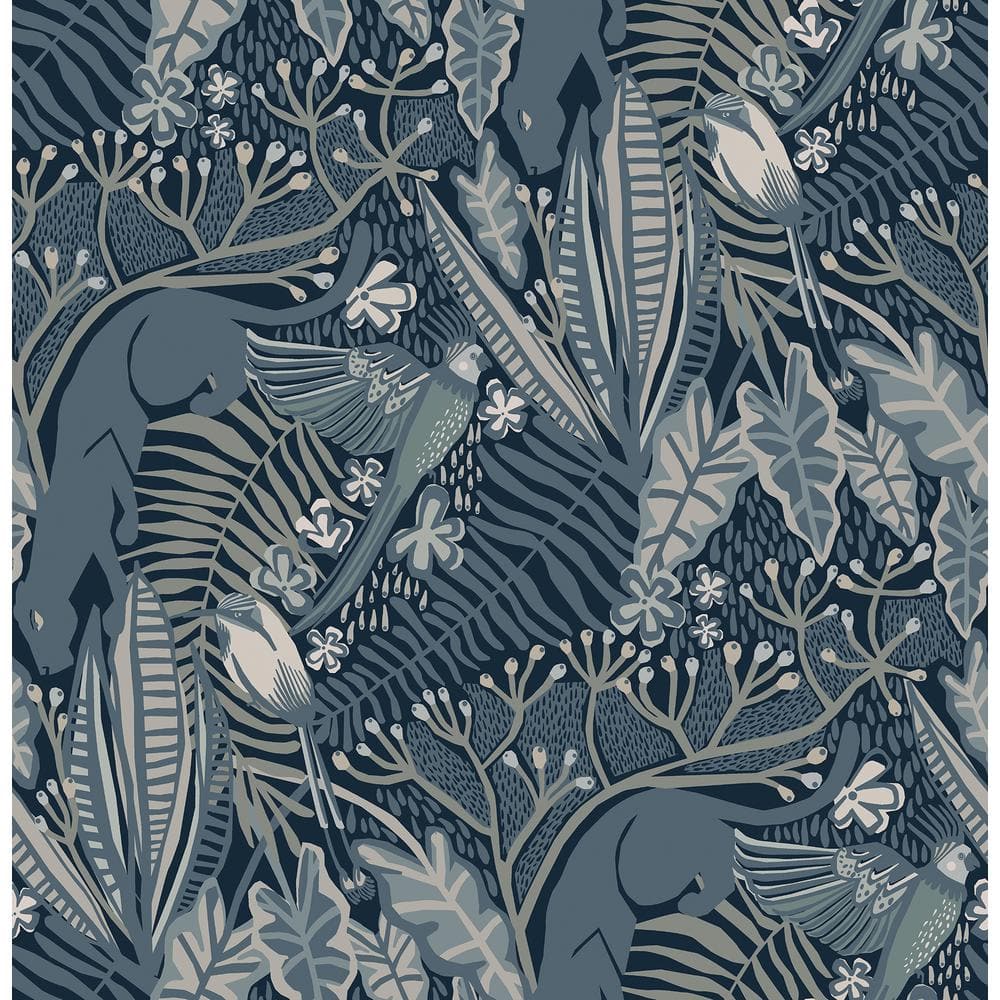 NuWallpaper Blues Poise Peel and Stick Wallpaper Sample PLS4213SAM - The Home Depot NuWallpaper Blues Poise Peel and Stick Wallpaper Sample PLS4213SAM - The Home Depot