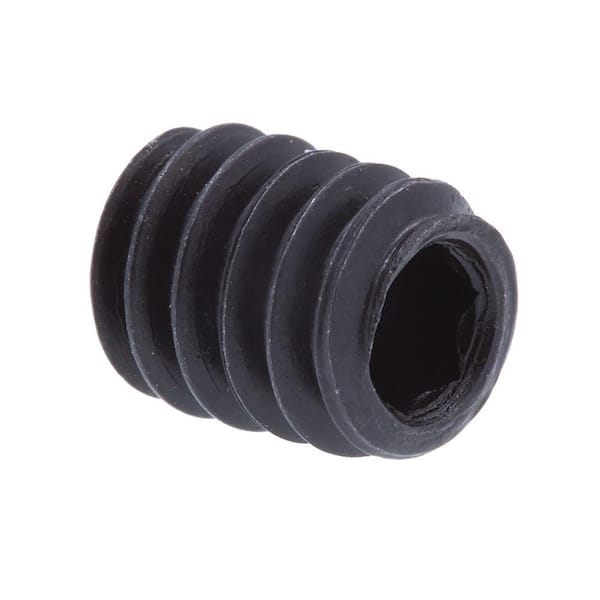 Prime-Line 1/4 in.-20 x 5/16 in. Black Oxide Coated Steel Internal Hex Headless Set Screws (25-Pack)