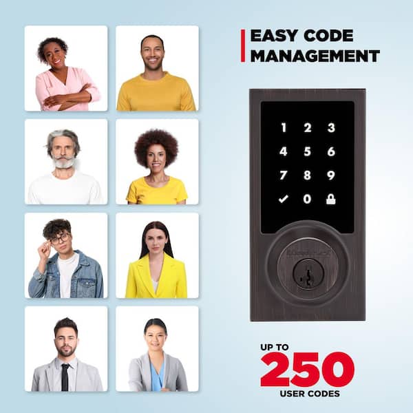 Kwikset HomeConnect 918 Venetian Bronze Contemporary Z-Wave