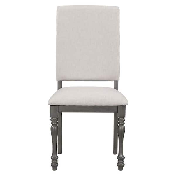 Grey check best sale dining chairs