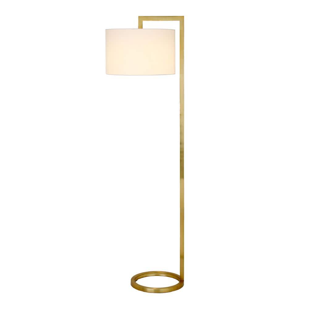 Arcadian Bronze 64" Floor Lamp with Round Shade