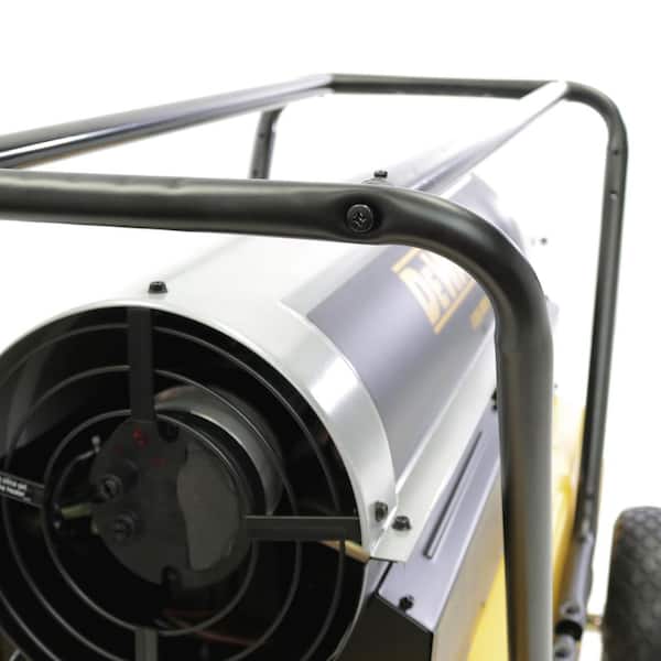 DEWALT - Heavy Duty 215,000 BTU Yellow Forced Air Kerosene Outdoor Space Heater (6,500 sq. ft. Heating Area)