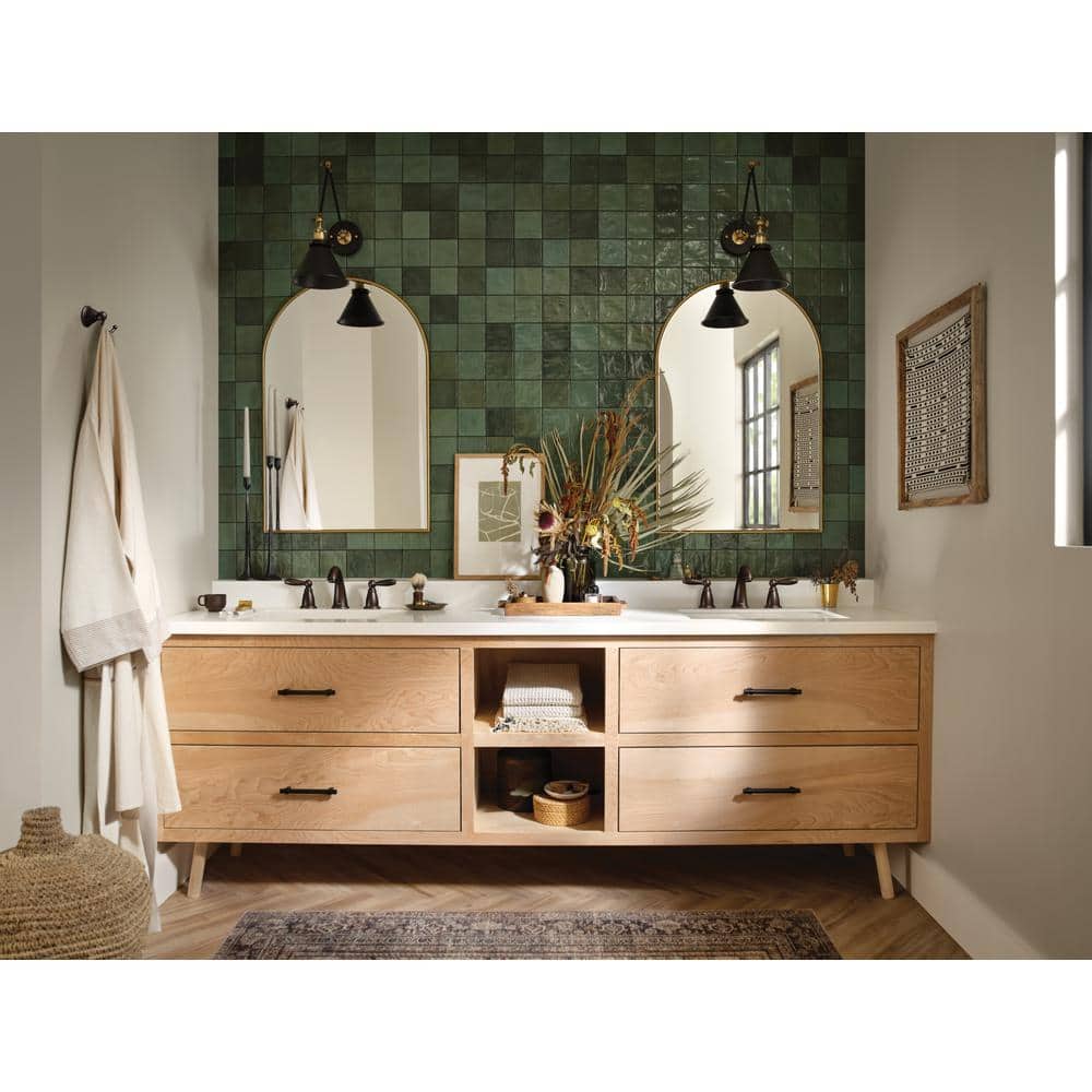 Elegant Brantford Oil-Rubbed Bronze High-Arc Bathroom Faucet