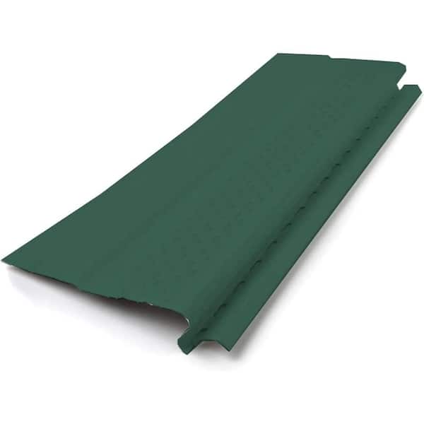 Pro Gutter Guard Leaf Protection 100 ft. Pack Forest Green Aluminum Gutter Covers 5 and 6 in. Gutters