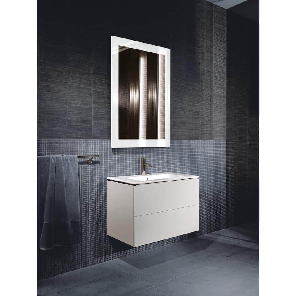 18.88'' White Wood Wall-Mounted Single Bathroom Vanity Base