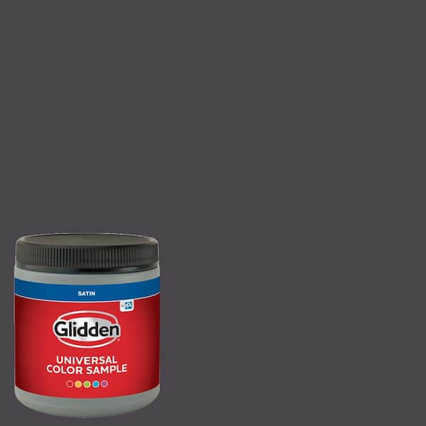 Glidden 8 oz. PPG1003-7 Blackhearth Satin Interior Paint Sample