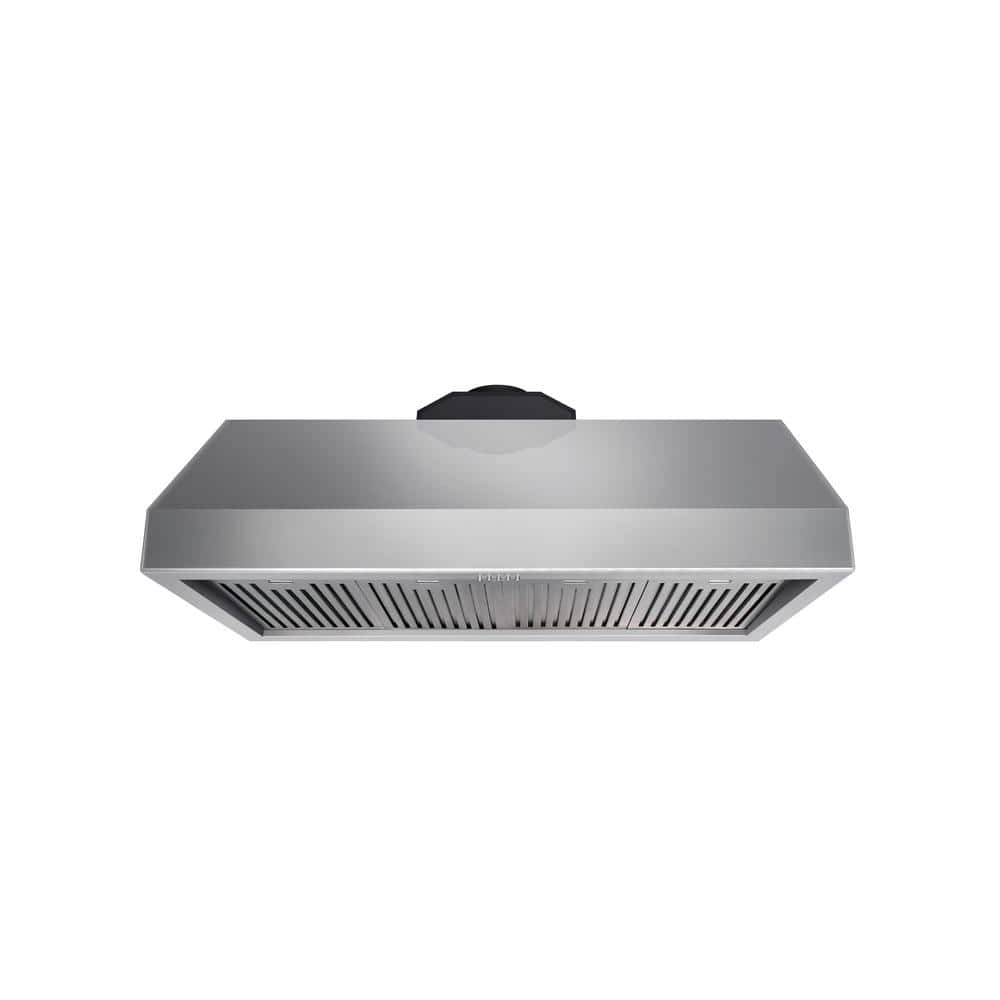 Thor Kitchen 48 in. Tall Undercabinet Range Hood with Light in Stainless Steel, Silver
