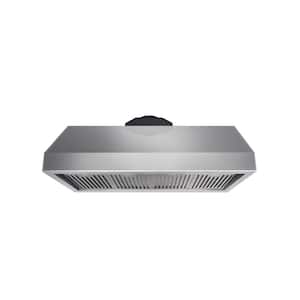 48 in. Tall Undercabinet Range Hood with Light in Stainless Steel