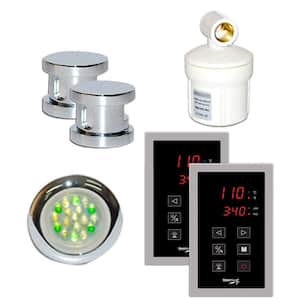 Royal Steam Bath Generator Touch Pad Control Kit in Chrome