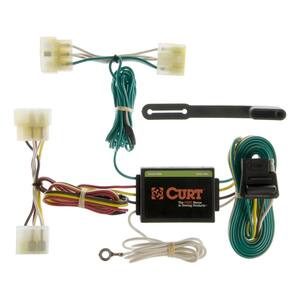 CURT Custom Vehicle-Trailer Wiring Harness, 4-Flat, Select Caravan