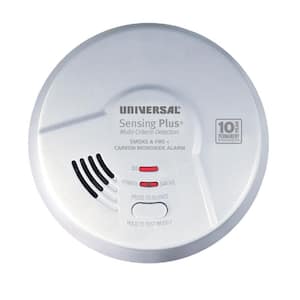 10-Year Sealed, Battery Operated, 3-in-1 Smoke, Fire and Carbon Monoxide Detector, Multi-Criteria Detection